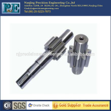 china supplier customized nice quality cnc machining stainless steel gear shaft